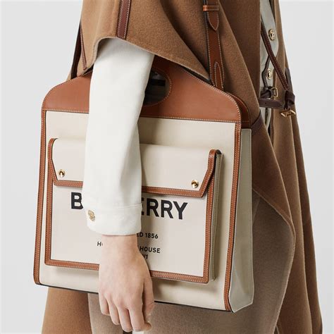 burberry canvas pocket bag|authentic Burberry bag online.